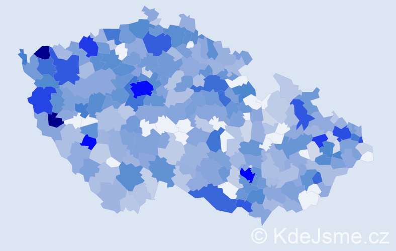 Jméno: 'Valentina', počet výskytů 1322 v celé ČR