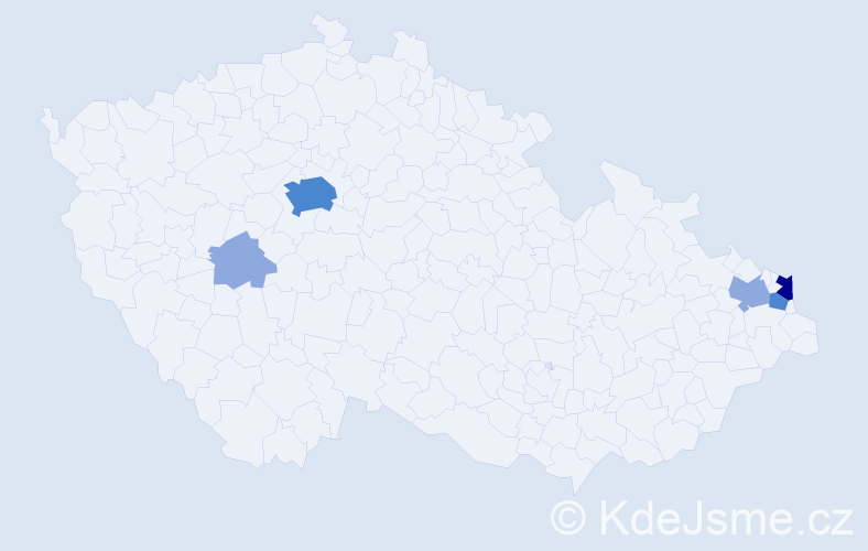 Jméno: 'Janusz Stanislaw', počet výskytů 11 v celé ČR