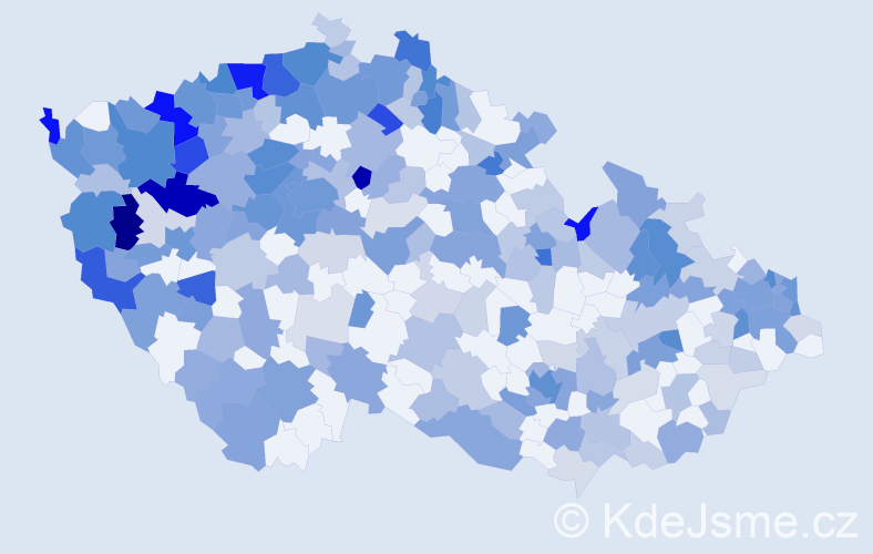 Jméno: 'Bartoloměj', počet výskytů 583 v celé ČR