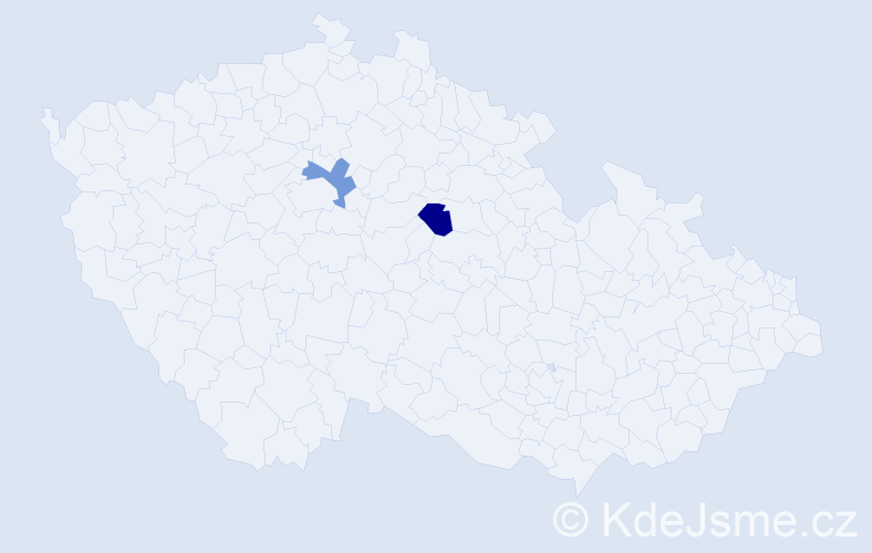 Jméno: 'The Khanh', počet výskytů 2 v celé ČR