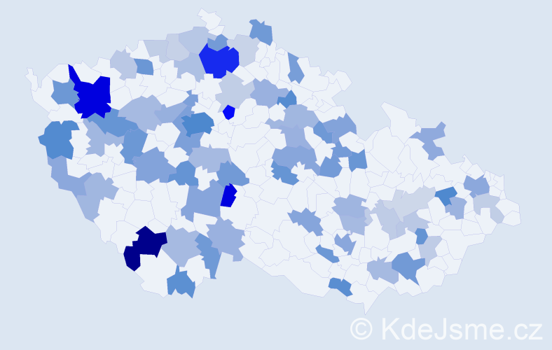 Jméno: 'Natalja', počet výskytů 146 v celé ČR