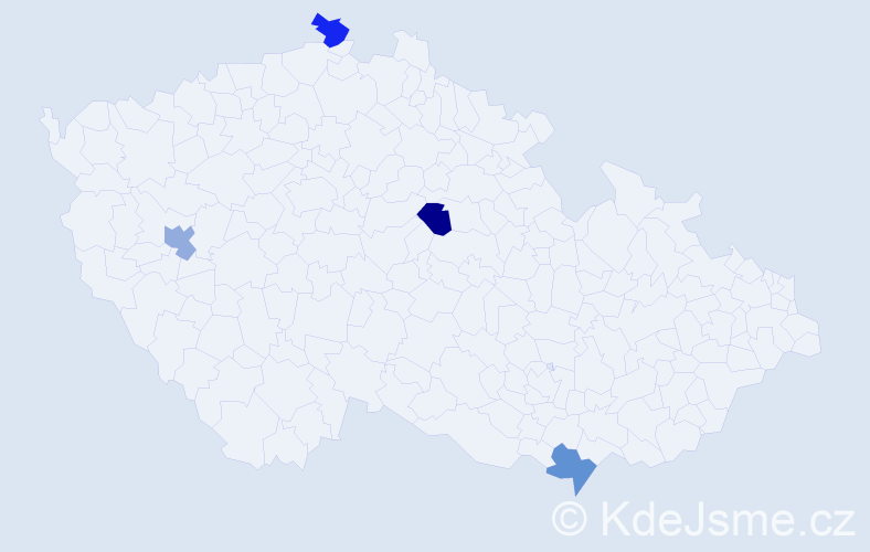 Jméno: 'Dinh Duy', počet výskytů 4 v celé ČR