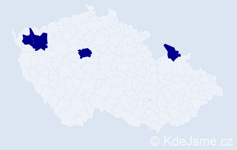 Jméno: 'Tuan Thanh', počet výskytů 4 v celé ČR