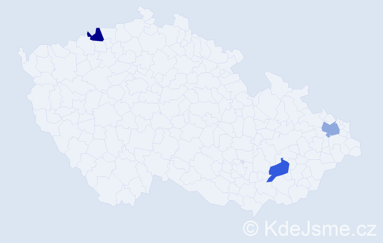 Jméno: 'Duy Luong', počet výskytů 3 v celé ČR