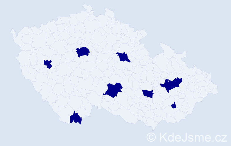 Jméno: 'Shinebayar', počet výskytů 8 v celé ČR