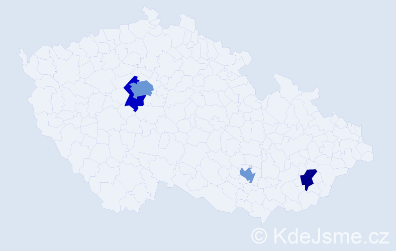 Jméno: 'Mariem', počet výskytů 6 v celé ČR