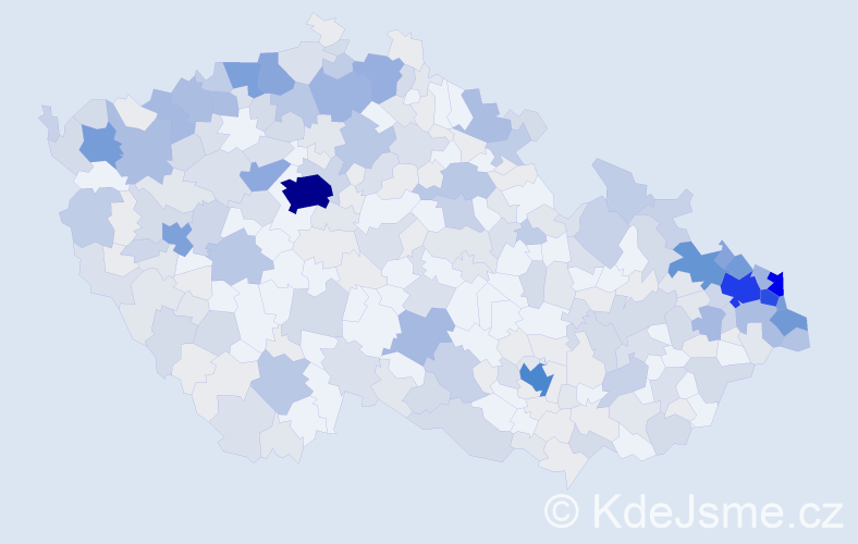 Jméno: 'Ervín', počet výskytů 977 v celé ČR