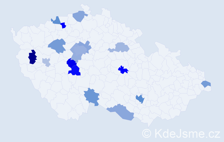 Jméno: 'Belinda', počet výskytů 28 v celé ČR