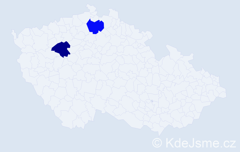 Jméno: 'Neno', počet výskytů 2 v celé ČR