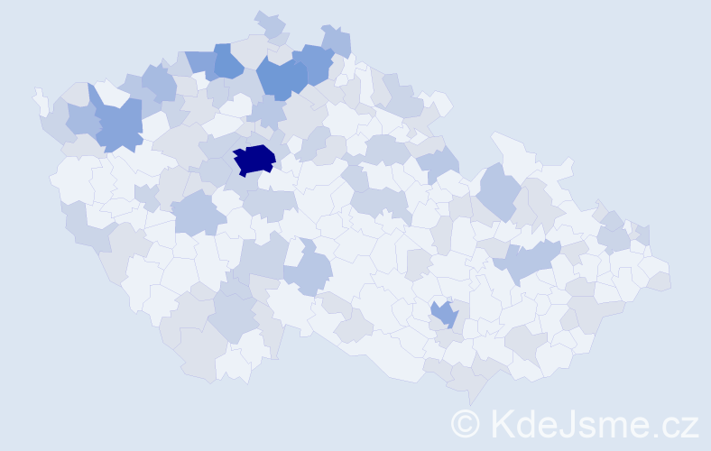 Jméno: 'Slávek', počet výskytů 202 v celé ČR
