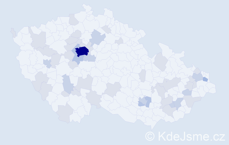 Jméno: 'Theo', počet výskytů 86 v celé ČR