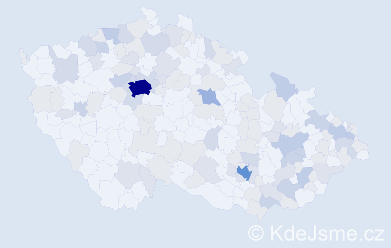 Jméno: 'Thea', počet výskytů 269 v celé ČR
