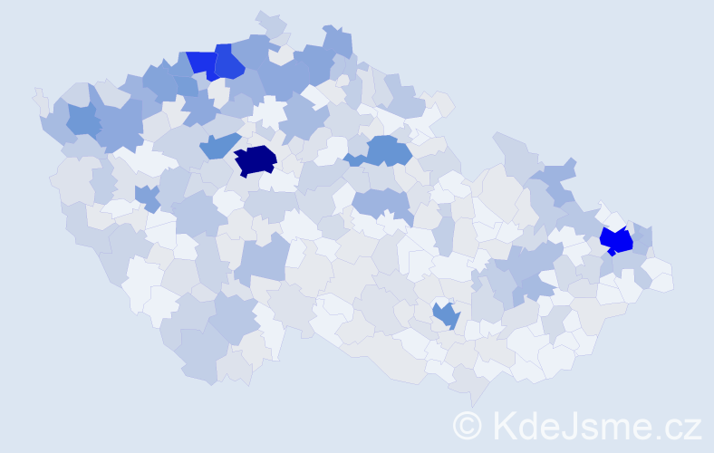 Jméno: 'Gejza', počet výskytů 762 v celé ČR