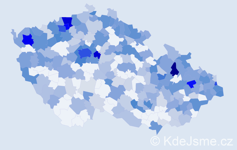Jméno: 'Marianna', počet výskytů 693 v celé ČR