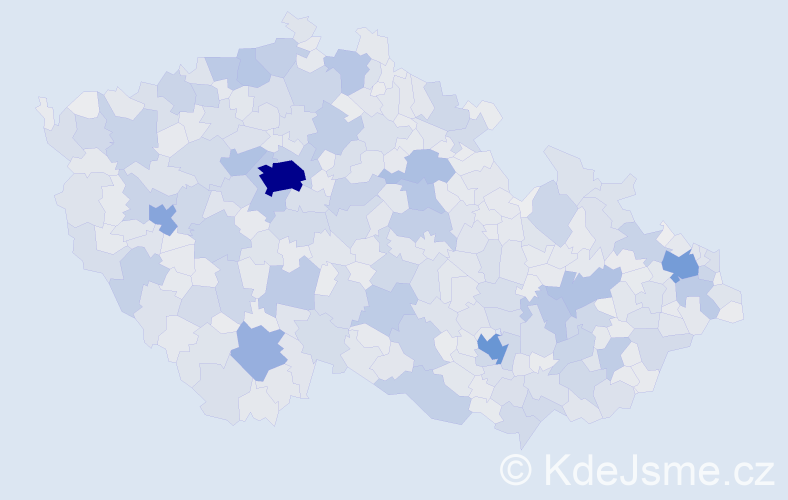 Jméno: 'Zdeňka', počet výskytů 70151 v celé ČR
