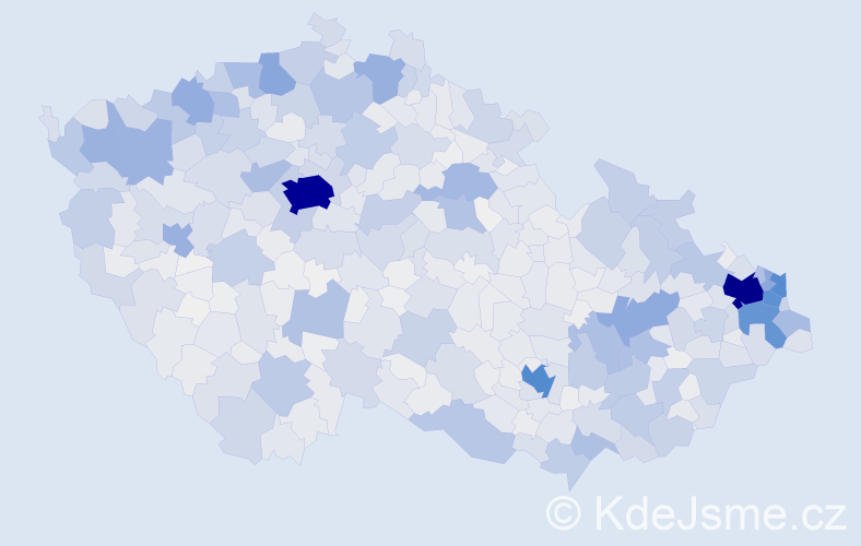 Jméno: 'Jozef', počet výskytů 8526 v celé ČR