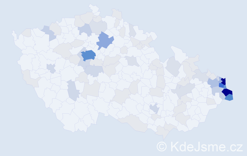 Jméno: 'Zbigniew', počet výskytů 278 v celé ČR