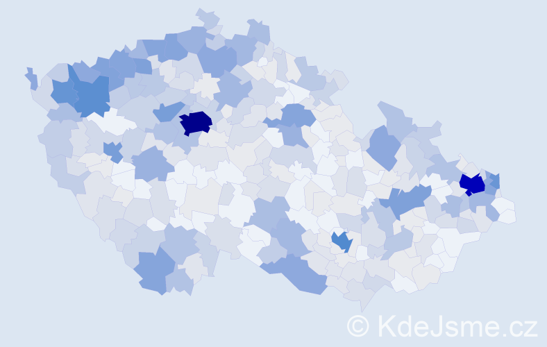 Jméno: 'Imrich', počet výskytů 1004 v celé ČR