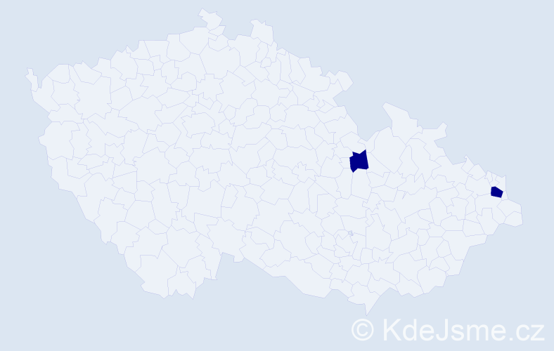 Jméno: 'Marcin Michal', počet výskytů 2 v celé ČR