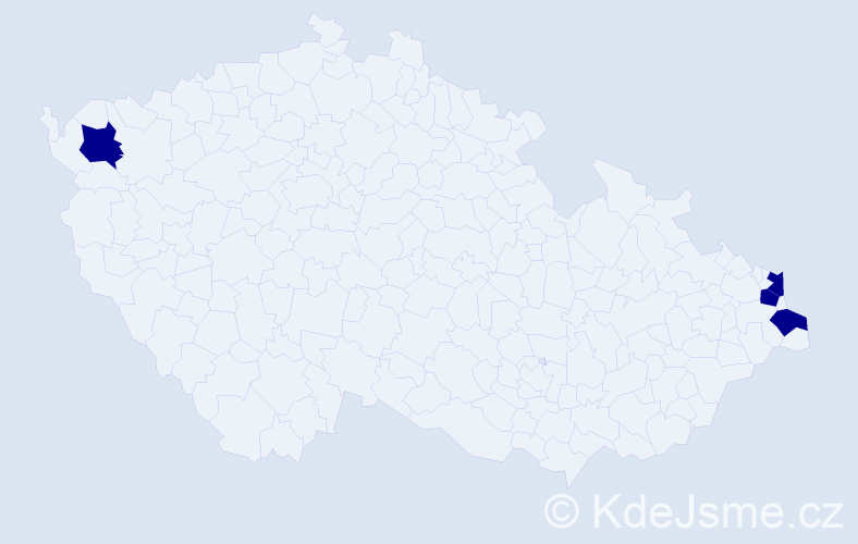 Jméno: 'Janusz Krzysztof', počet výskytů 4 v celé ČR