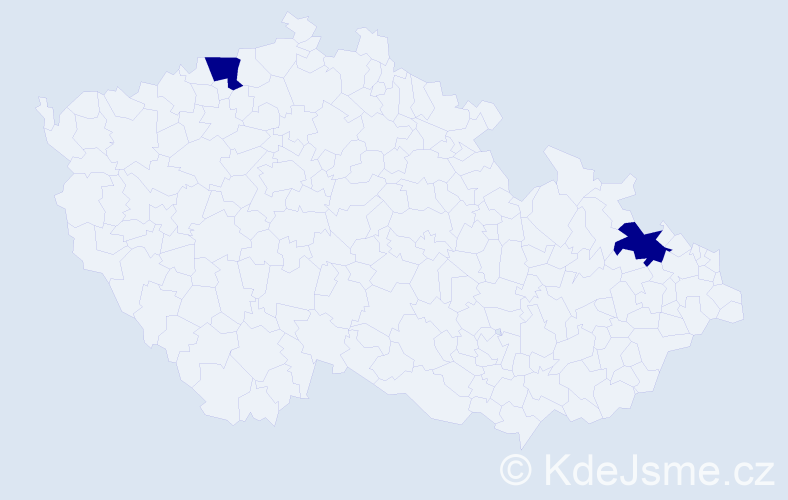 Jméno: 'Draža', počet výskytů 2 v celé ČR