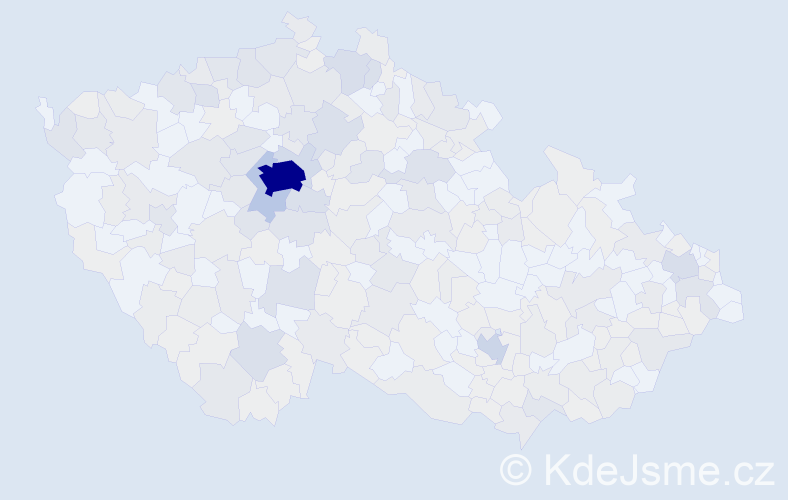 Jméno: 'Josefína', počet výskytů 583 v celé ČR