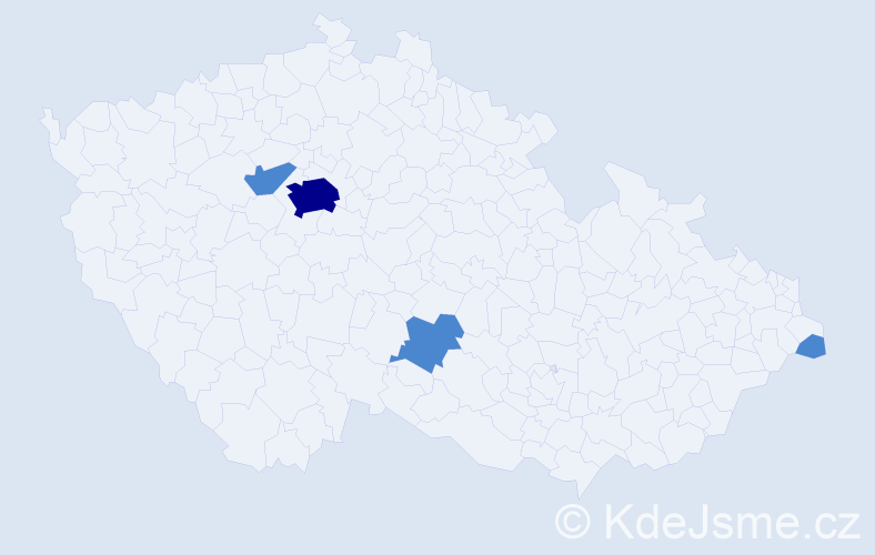Jméno: 'Anna Magdaléna', počet výskytů 6 v celé ČR