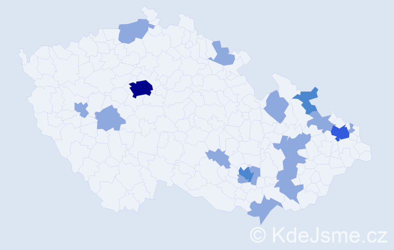 Jméno: 'Ioannis', počet výskytů 28 v celé ČR