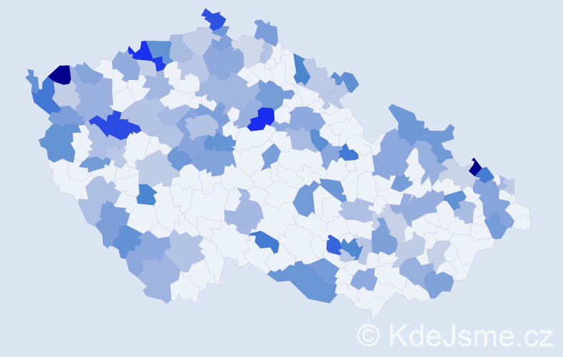 Jméno: 'Charlota', počet výskytů 184 v celé ČR