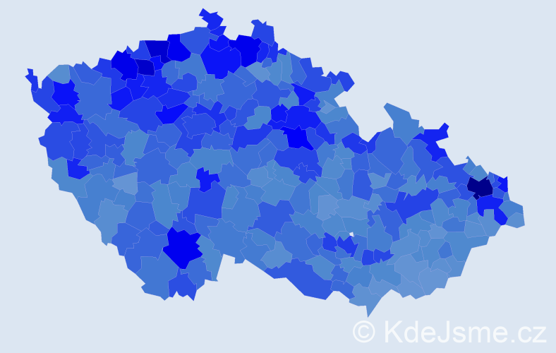 Jméno: 'Nikola', počet výskytů 37996 v celé ČR