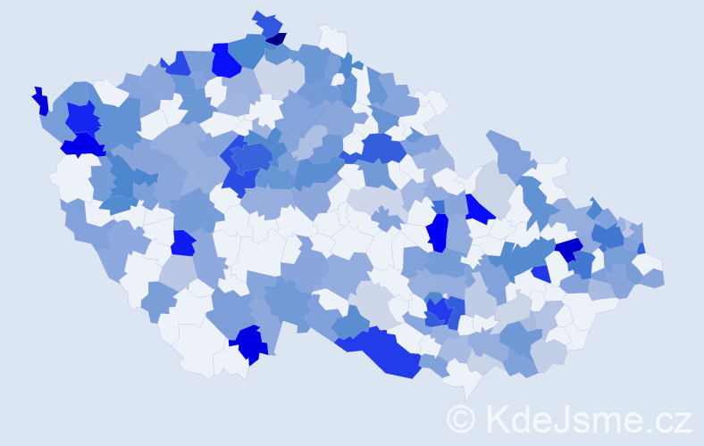 Jméno: 'Charlotte', počet výskytů 490 v celé ČR