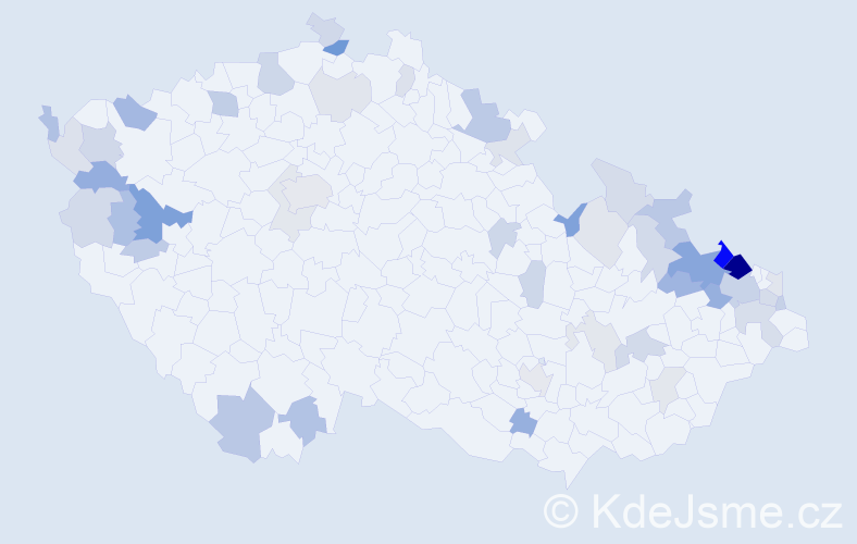 Jméno: 'Reinhold', počet výskytů 107 v celé ČR