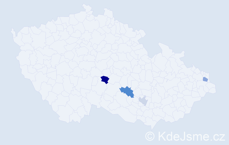 Jméno: 'Samael', počet výskytů 4 v celé ČR