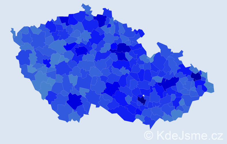 Jméno: 'Lenka', počet výskytů 118933 v celé ČR