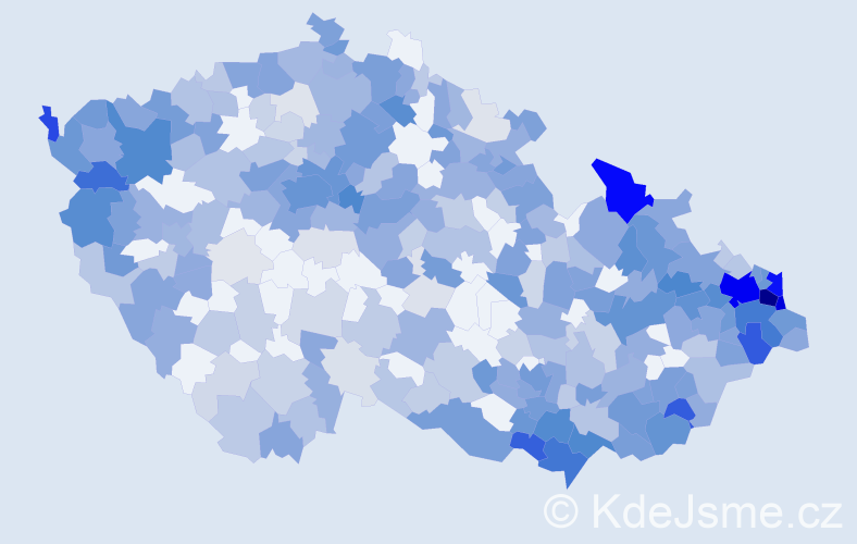 Jméno: 'Ľudmila', počet výskytů 951 v celé ČR