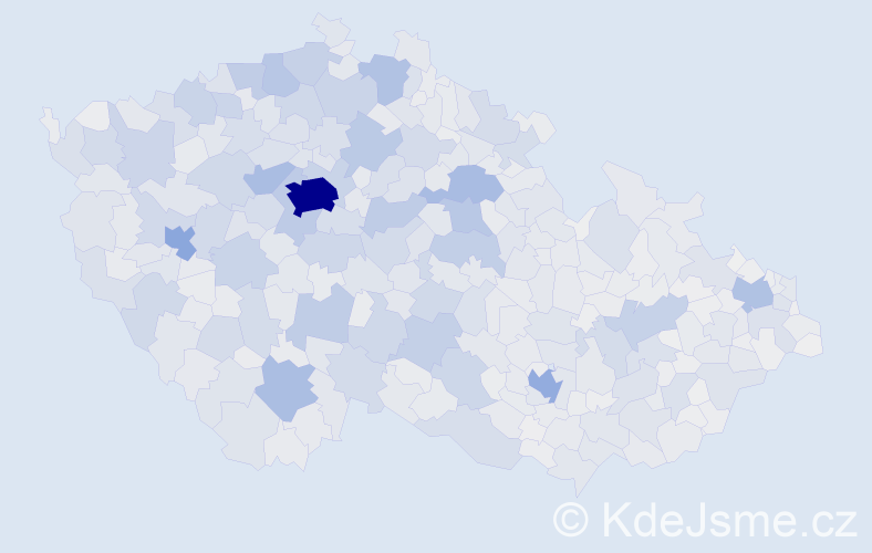 Jméno: 'Jaroslava', počet výskytů 93807 v celé ČR