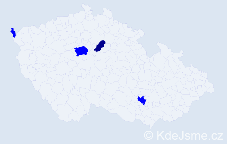 Jméno: 'Félix', počet výskytů 5 v celé ČR