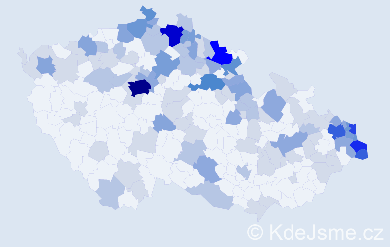 Jméno: 'Jadwiga', počet výskytů 293 v celé ČR