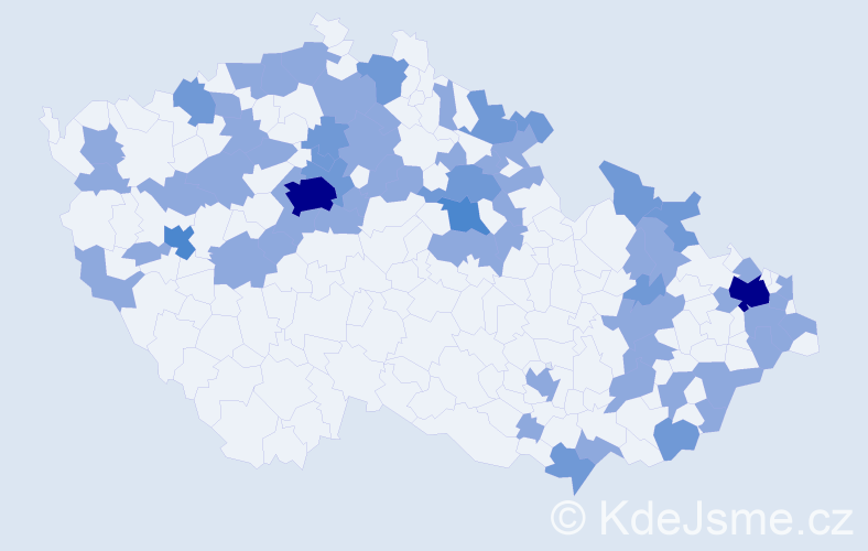 Jméno: 'Sidonia', počet výskytů 92 v celé ČR