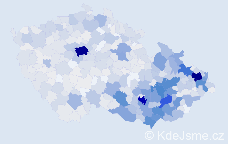 Jméno: 'Drahomír', počet výskytů 2027 v celé ČR