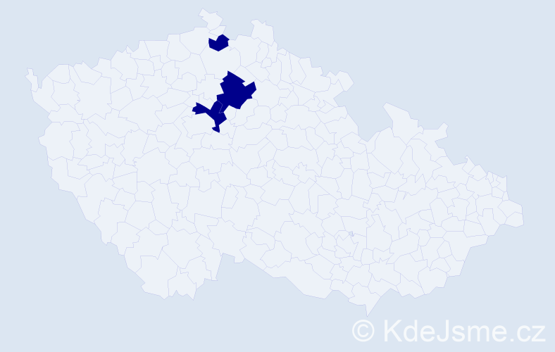 Jméno: 'Dominika Marie', počet výskytů 3 v celé ČR
