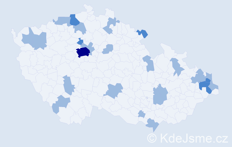Jméno: 'Apolonia', počet výskytů 41 v celé ČR