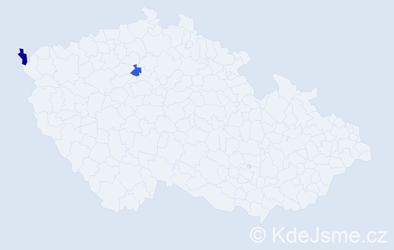 Jméno: 'Thi Dieu Linh', počet výskytů 2 v celé ČR