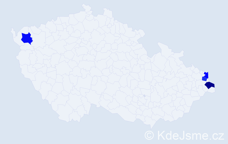 Jméno: 'Janusz Krzysztof', počet výskytů 4 v celé ČR
