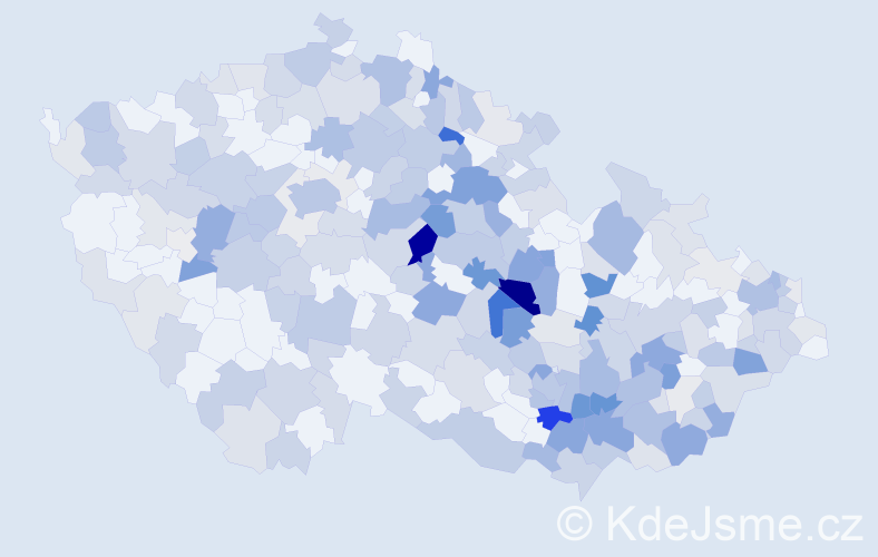 Jméno: 'Jarmil', počet výskytů 529 v celé ČR