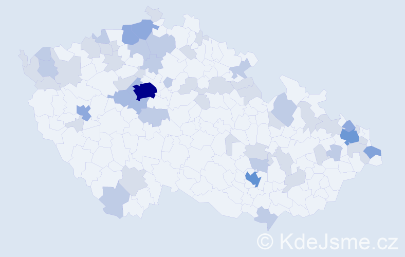 Jméno: 'Alma', počet výskytů 121 v celé ČR