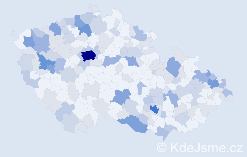 Jméno: 'Arnoštka', počet výskytů 331 v celé ČR