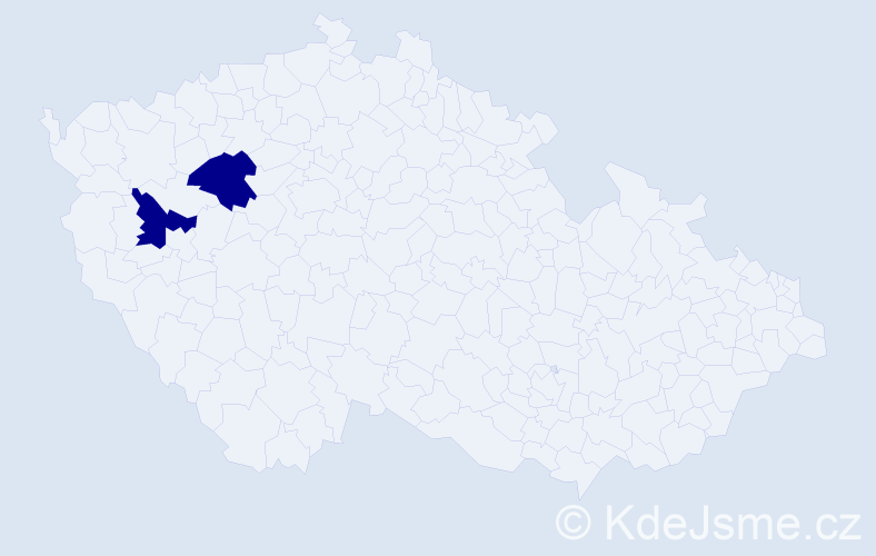 Jméno: 'Ngoc Dai', počet výskytů 2 v celé ČR