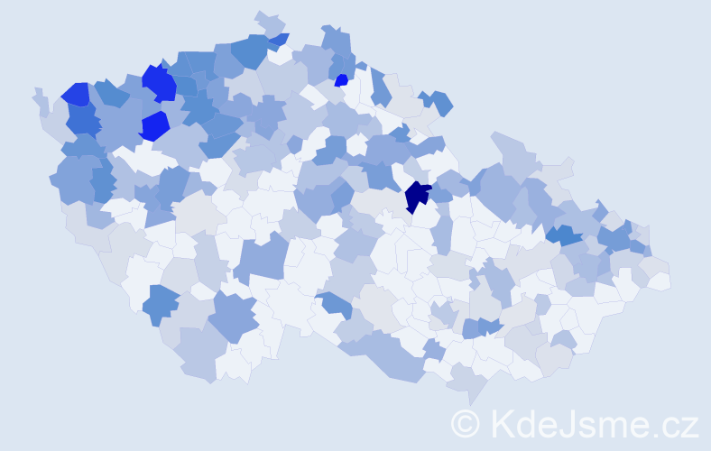Jméno: 'Dezider', počet výskytů 549 v celé ČR
