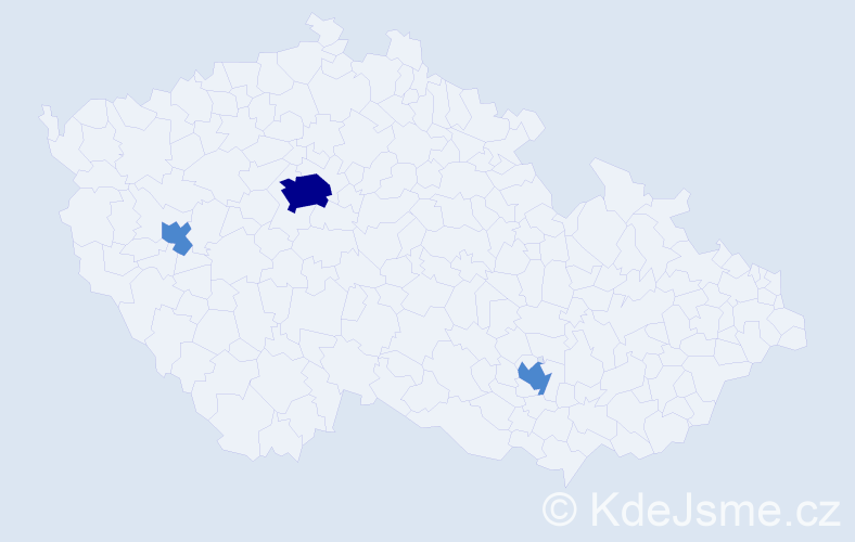 Jméno: 'Saad', počet výskytů 5 v celé ČR